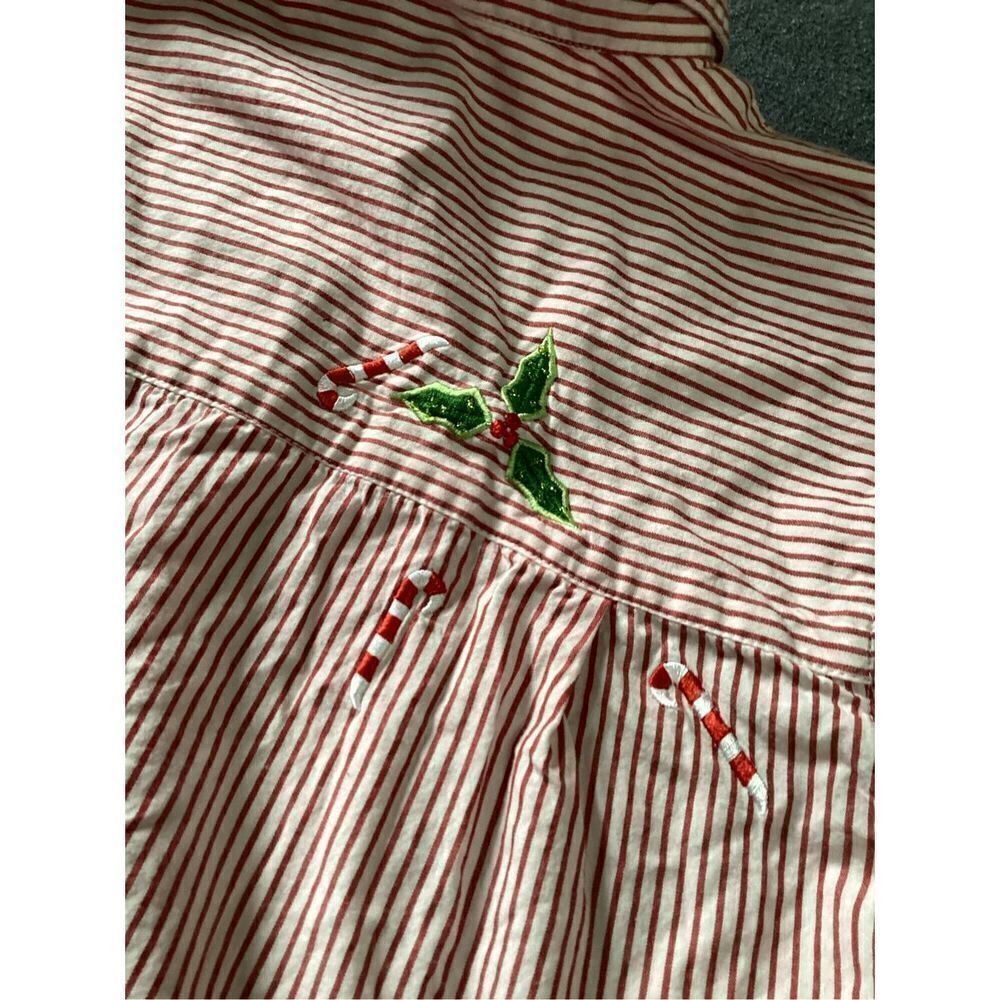 Quacker Factory Christmas Button Down XS - Picture 7 of 7